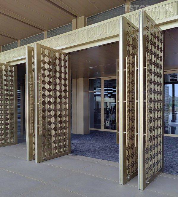 Swing Door With Solid Door Panel Instead of Glass Body - TSWD100 from TSTC Doors
