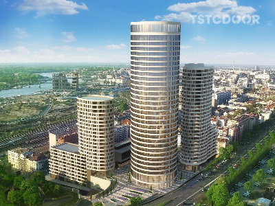 Complejo Residencial-Comercial en Europa del Este - Puerta Giratoria -TAR300