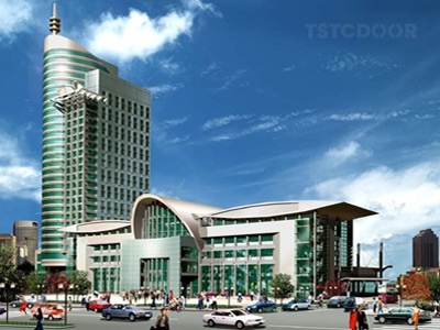 Bus Station Project in East Asia -TAR200 - 2 Wing Automatic Revolving Door