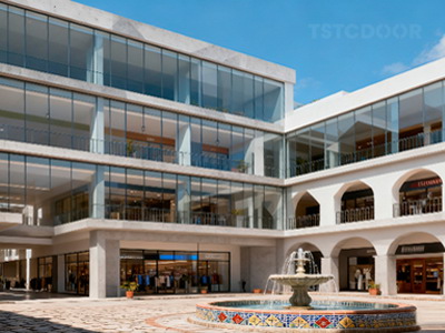 Shopping Mall Project in Central America -TAR300 -4 Wing Revolving Door