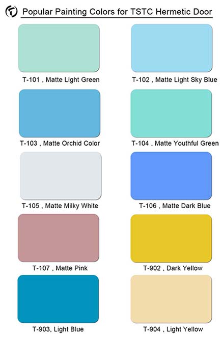 Popular Painting Colors for Hermetic Door Popular Painting Colors for Hermetic Door