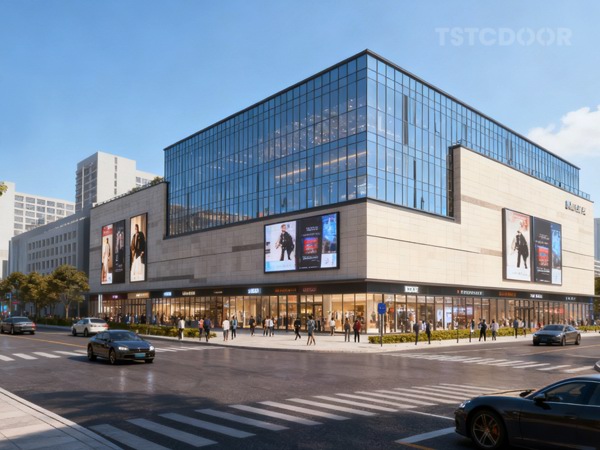 TS300 sliding door for Shopping Mall-1