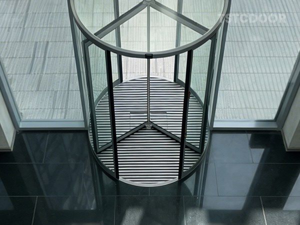 TAR600-all glass revolving door -Office Building-3