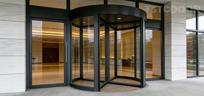 TAR300-3/4 Wing Revolving Door from TSTC Doors