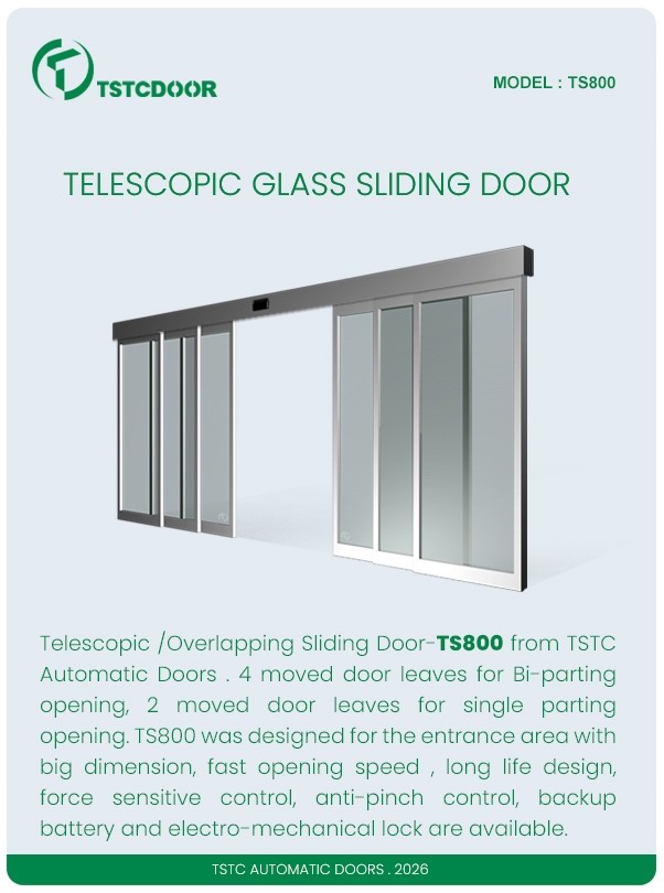 Telescopic Sliding Door-TS800 from TSTC Doors Telescopic Sliding Door-TS800 from TSTC Doors