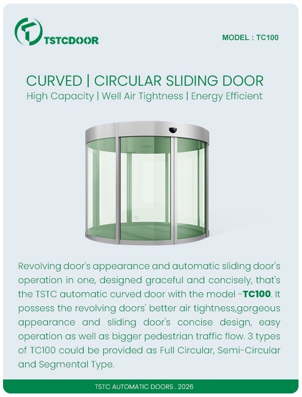 Automatic Curved Sliding Door-TC100-TSTC