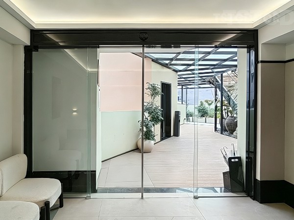 Automatic Sliding Door- Frameless-TS300-2