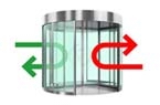 Energy Saving Calculation Between Sliding Door and Revolving Door